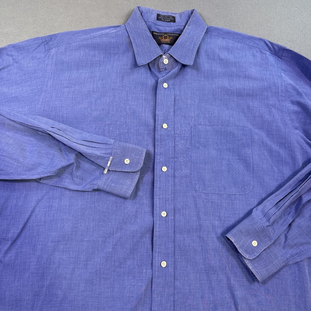 Jos A Bank, Executive Collection  Button-Up Men Shirt 100% Cotton 17.5/34 Canada